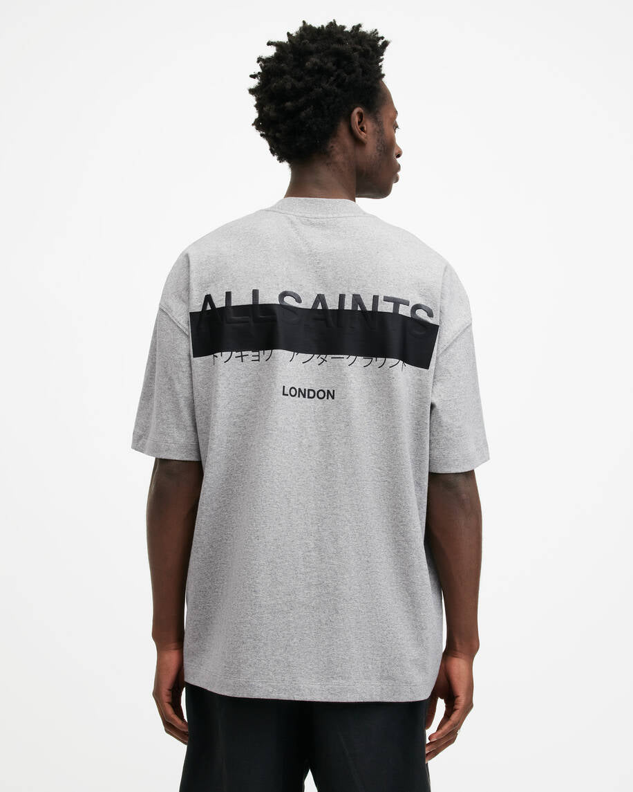 Redact Oversized Embroidered Logo T-Shirt