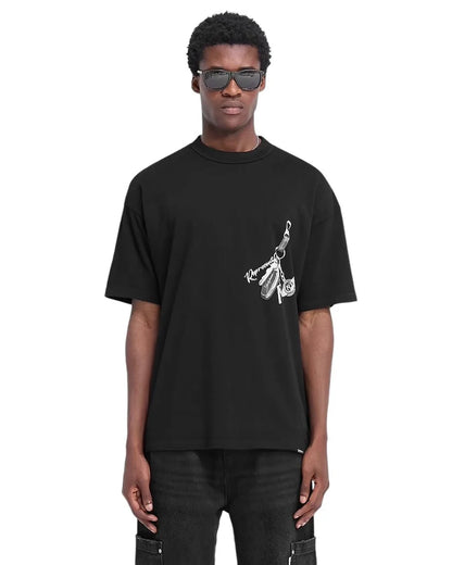 Keys to the club t-shirt jet black