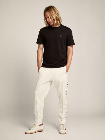 Black Star Collection T-shirt with tone-on-tone star on the front