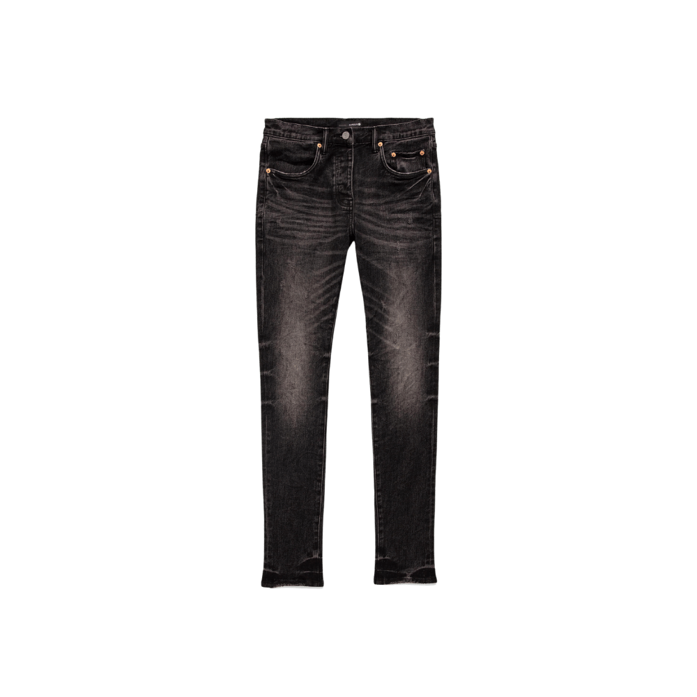 Low Rise Skinny Jean Washed Aged Black