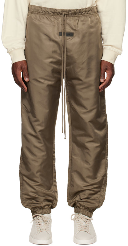 Nylon sweatpants - mocha