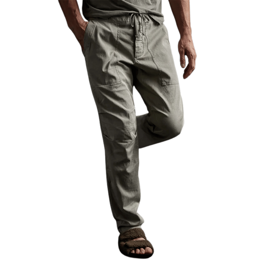 Arsenic Pigment Army Cotton Slub Utility Pant