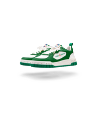 MENS THE COURT GREEN & WHITE SNEAKER