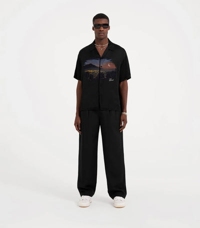 The Hills Viscose Shirt - Black