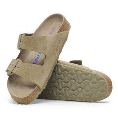 Arizona soft footbed suede leather - faded khaki