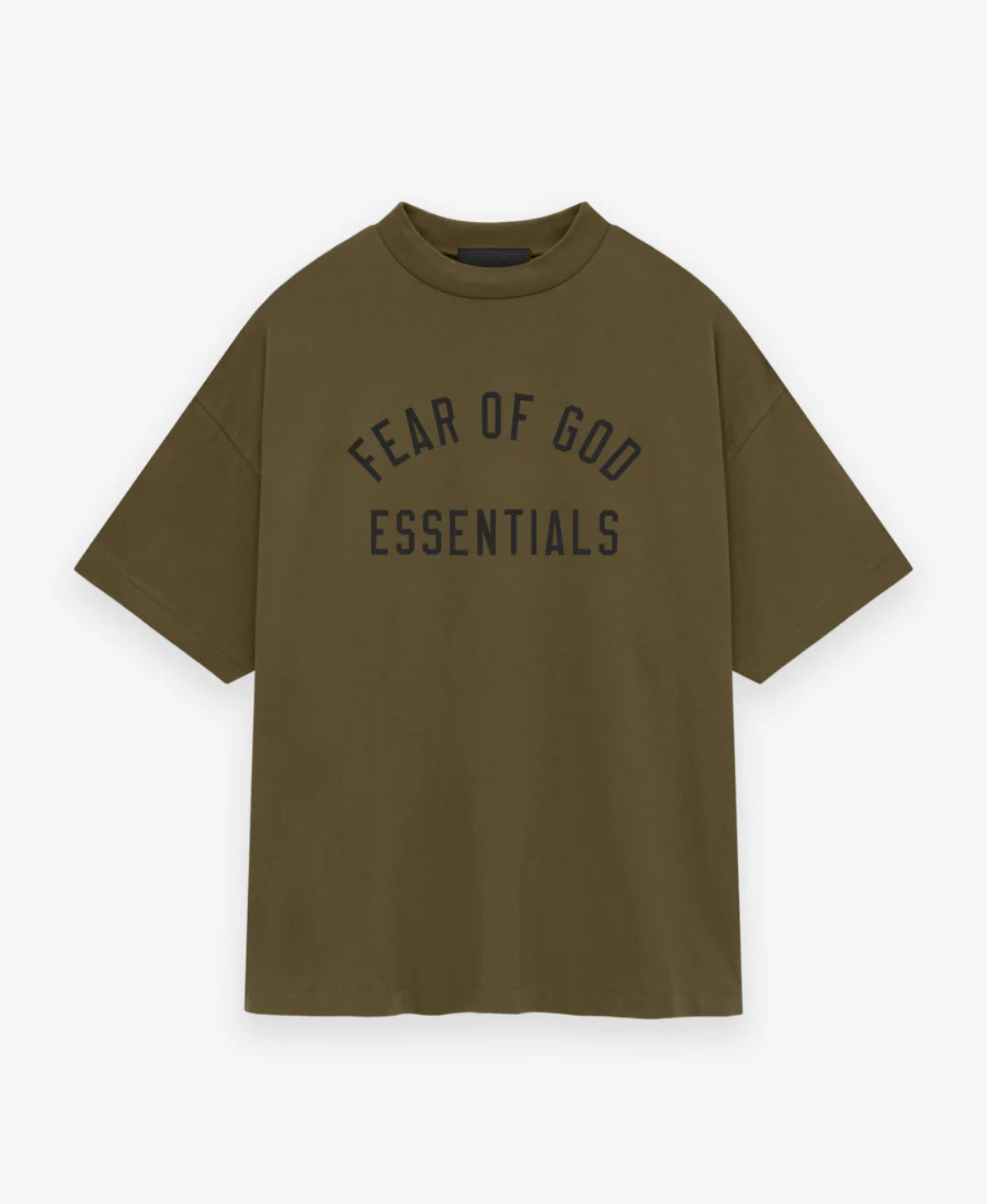 Jersey CREWNECK tee - olive