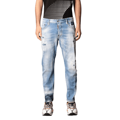 Tidy Biker Raw Edge Jeans