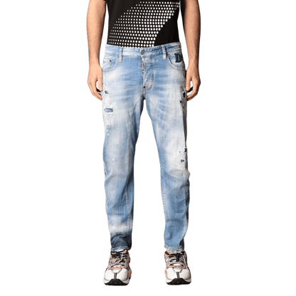 Tidy Biker Raw Edge Jeans