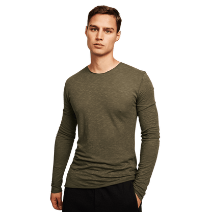 Long Khaki Mudl T-Shirt