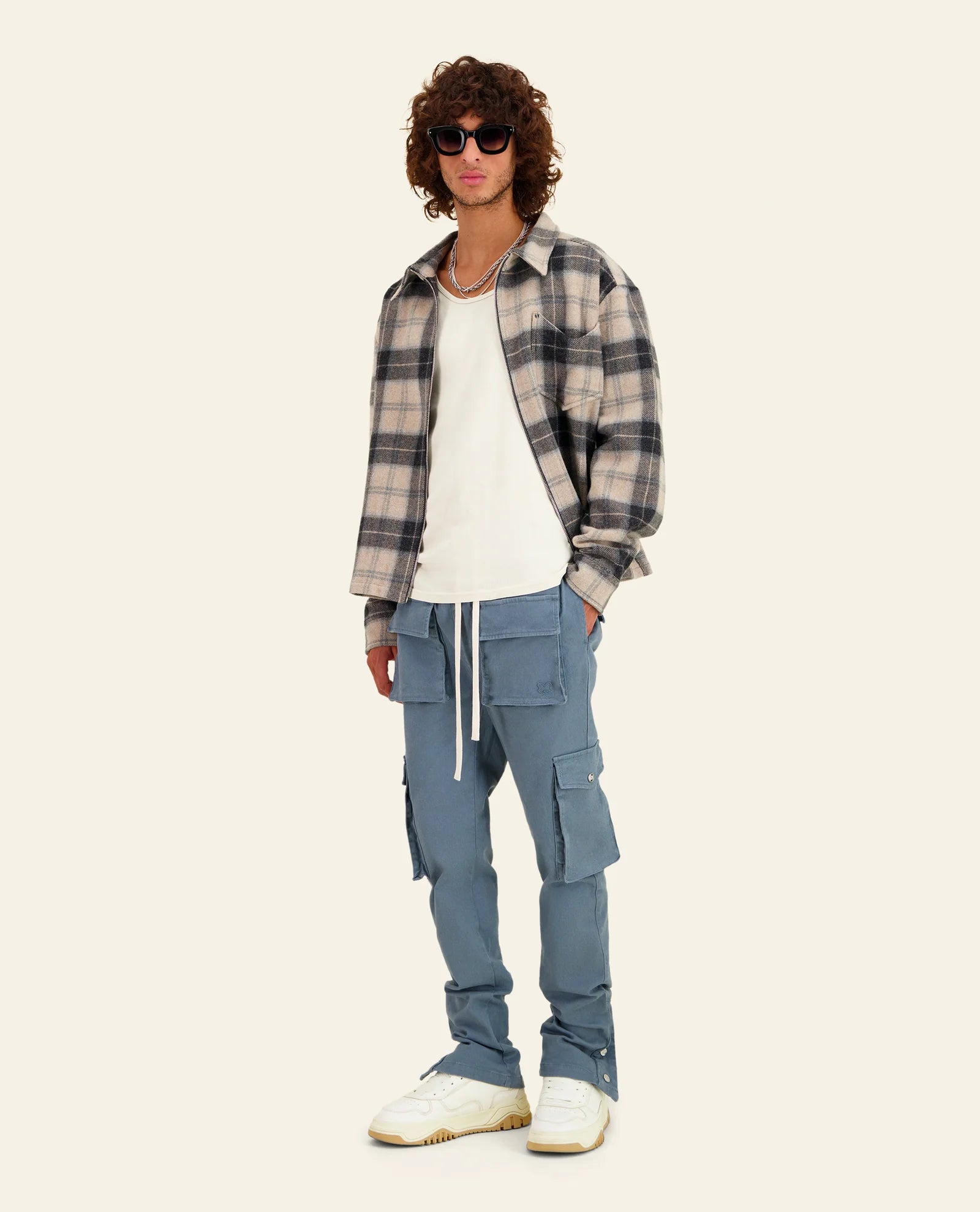 Cargo front pocket-Blue