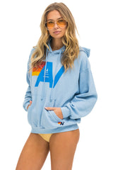 LOGO PULLOVER RELAXED HOODIE - ICE