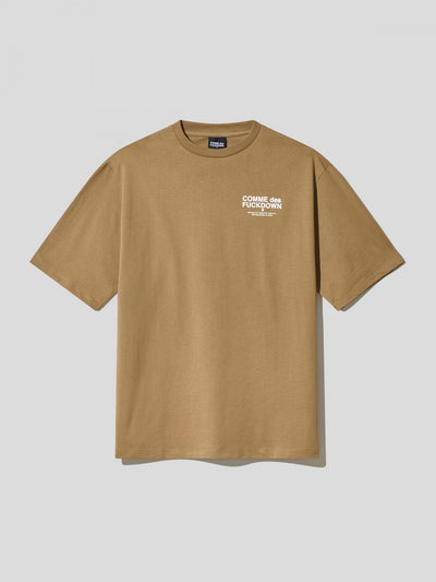 T-Shirt In Jersey Lavata Con Stampa Sul Cortez