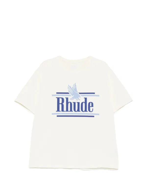 RHUDE
crew neck T-shirts