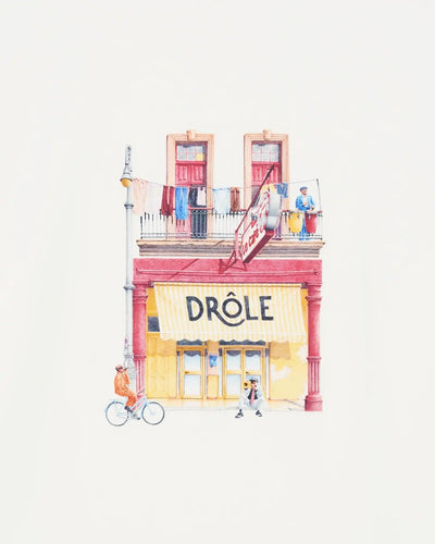 T-SHIRT DRÔLE CAFÉ