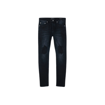 Mid Rise Slim Jean Black Wash Blowout