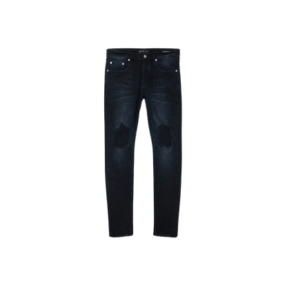 Mid Rise Slim Jean Black Wash Blowout