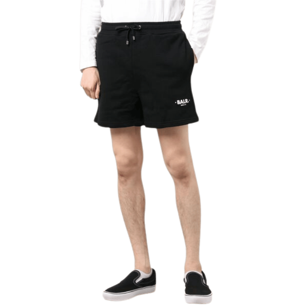 Black Minimalistic Relaxed Fit Short