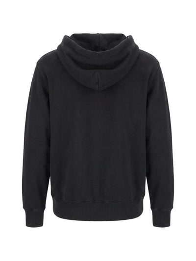 logo-print drawstring hoodie
