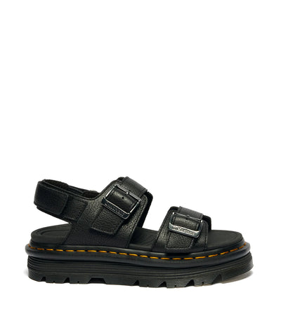 DR. MARTENS ZEBZAG SANDAL BLACK סנדלי ד"ר מרטינס לנשים