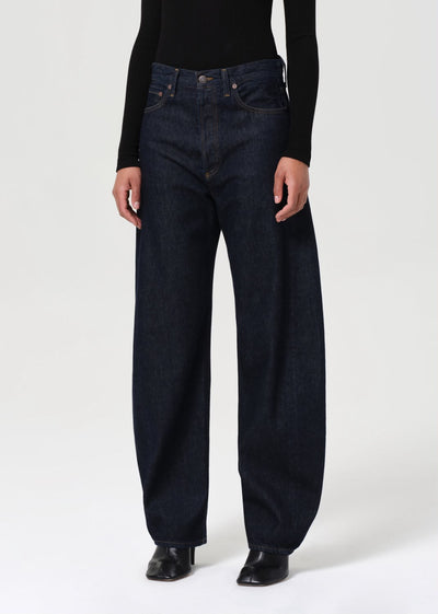 LUNA HIGH RISE PIECED TAPER (WEIGHTLESS)
IN RINSE