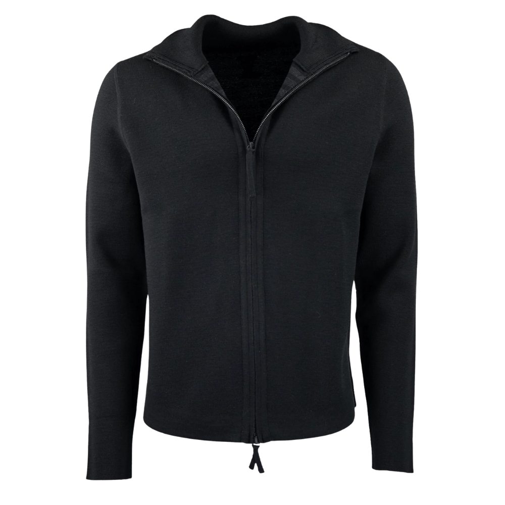 Male Black Zip Jacket