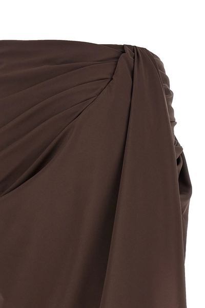 JACQUEMUS Le jupe paréo midi skirt in lightweight