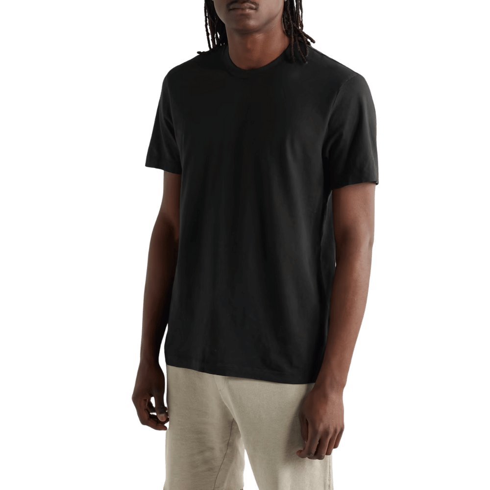 Cotton Jersey Black T-shirt