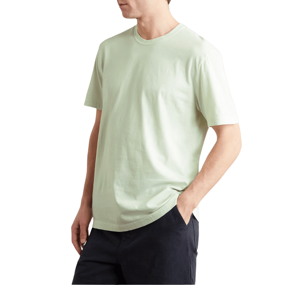 Cotton Jersey Light Green T-shirt