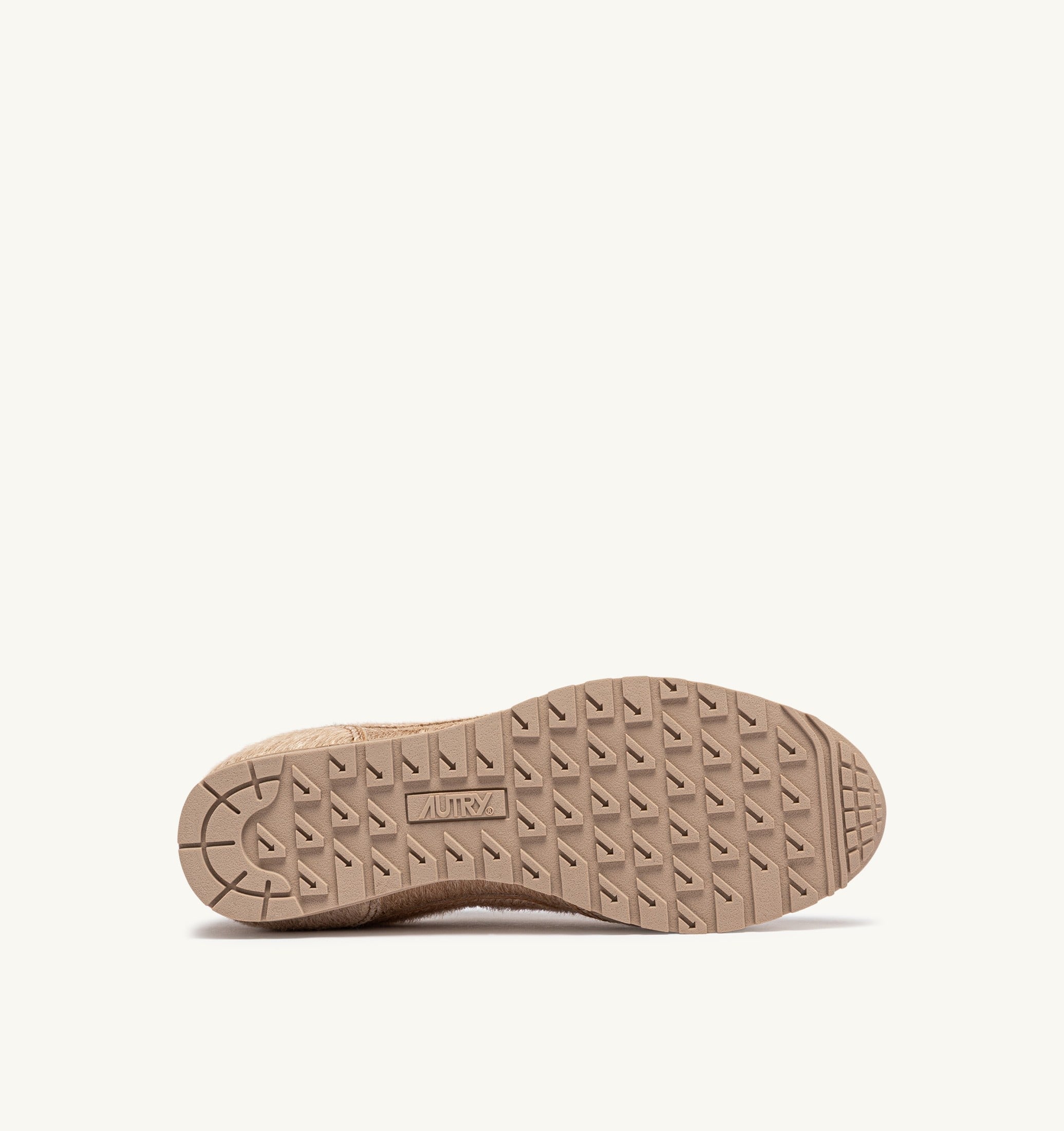 WINDSPIN SNEAKERS IN IVORY PONY SKIN EFFECT MATERIALL