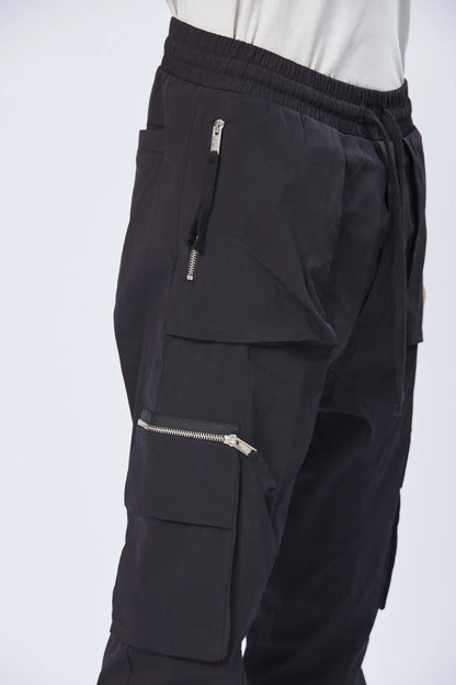 Pocket trousers - black