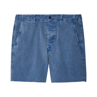 Cut Off Button Fly Short - Union Blue