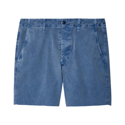 Cut off button fly short - union blue