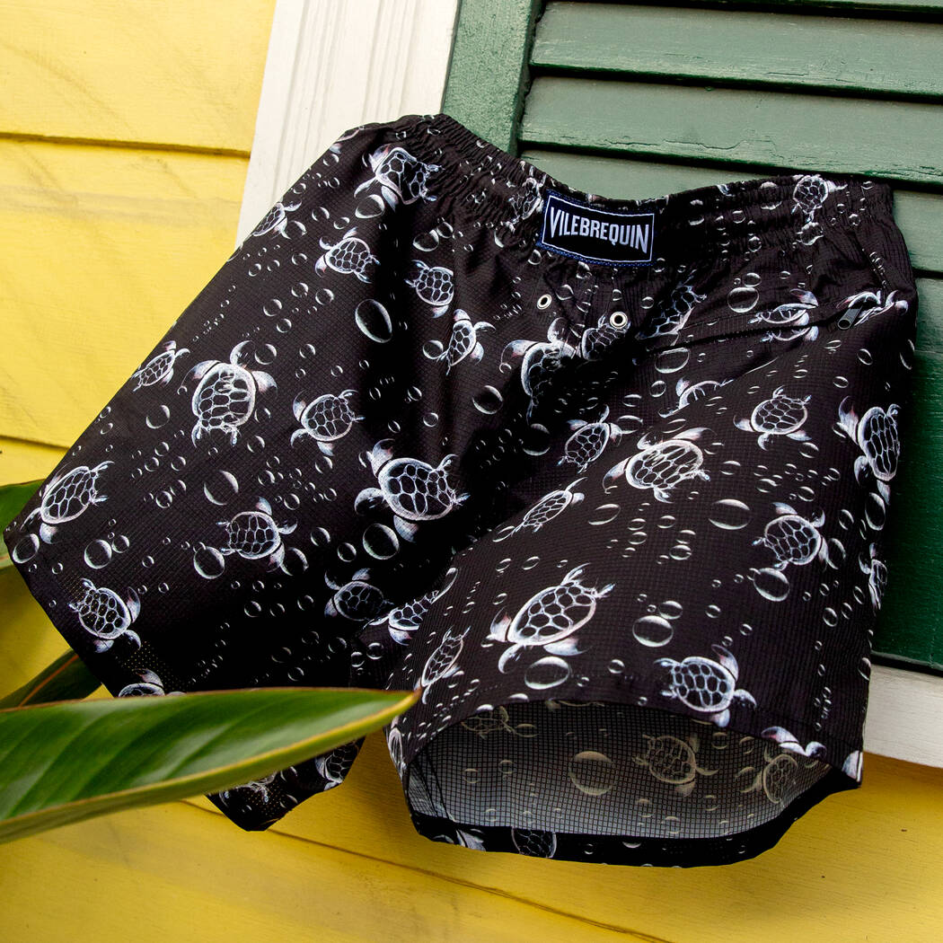 VILEBREQUIN Surnaturalisme Men's mid-length swim short Mahina