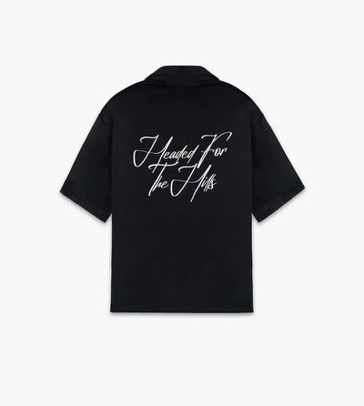 The Hills Viscose Shirt - Black