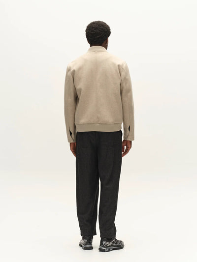 GABmatheo Plain Bomber Jacket