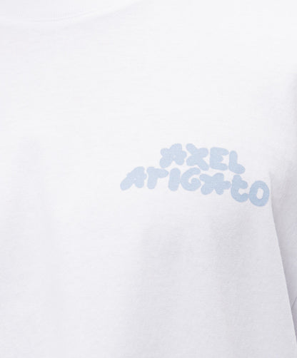 AXEL ARIGATO Soren white T-shirt with logo print
