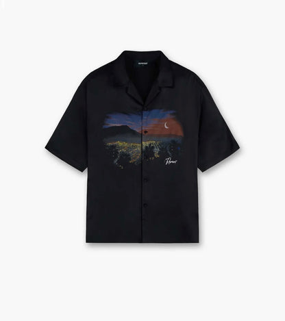 The hills viscose shirt - black