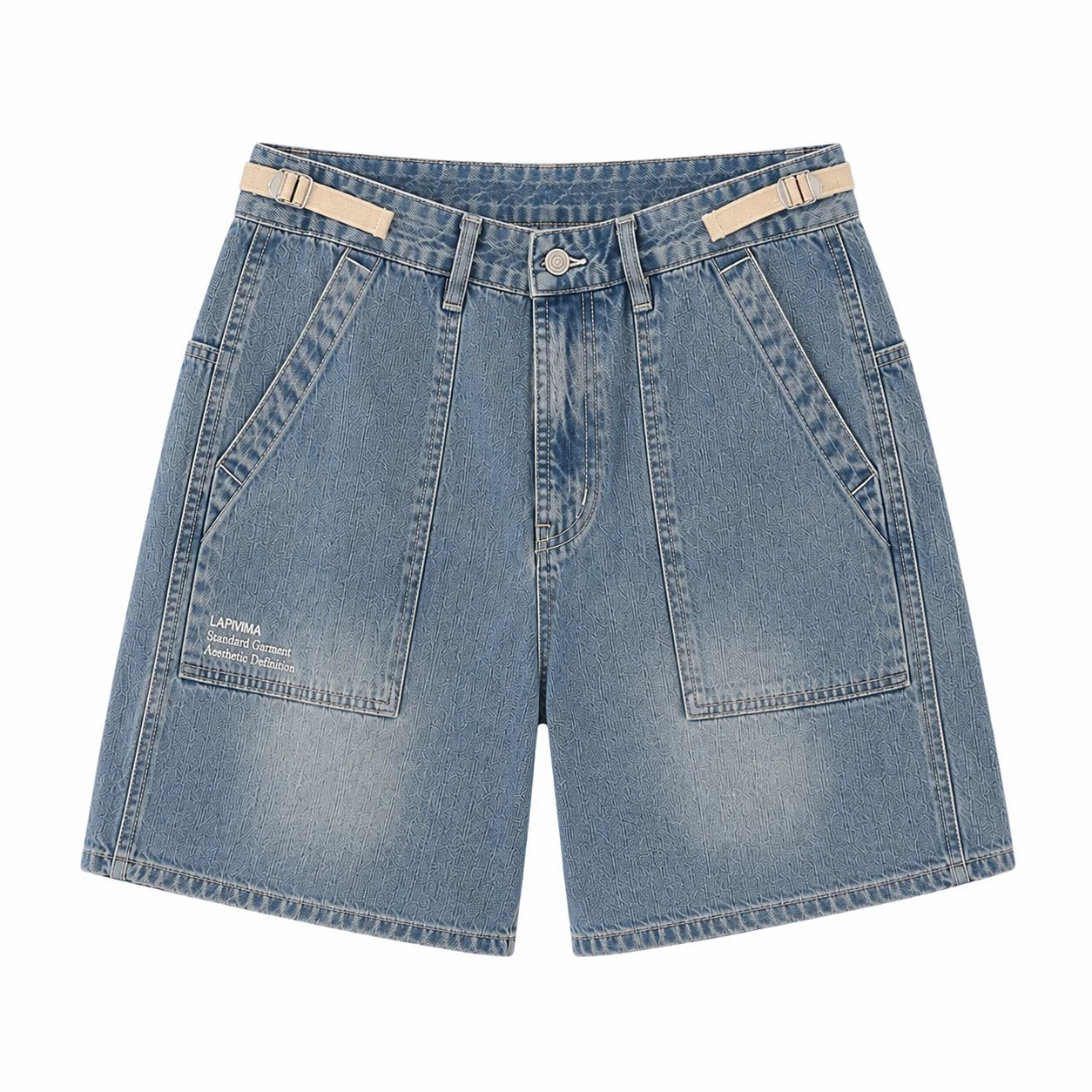 LAPIVIMA DENIM SHORTS - BLUE