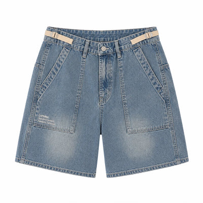 LAPIVIMA DENIM SHORTS - BLUE