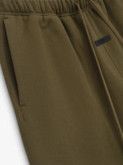 Fleece soccer short - olive