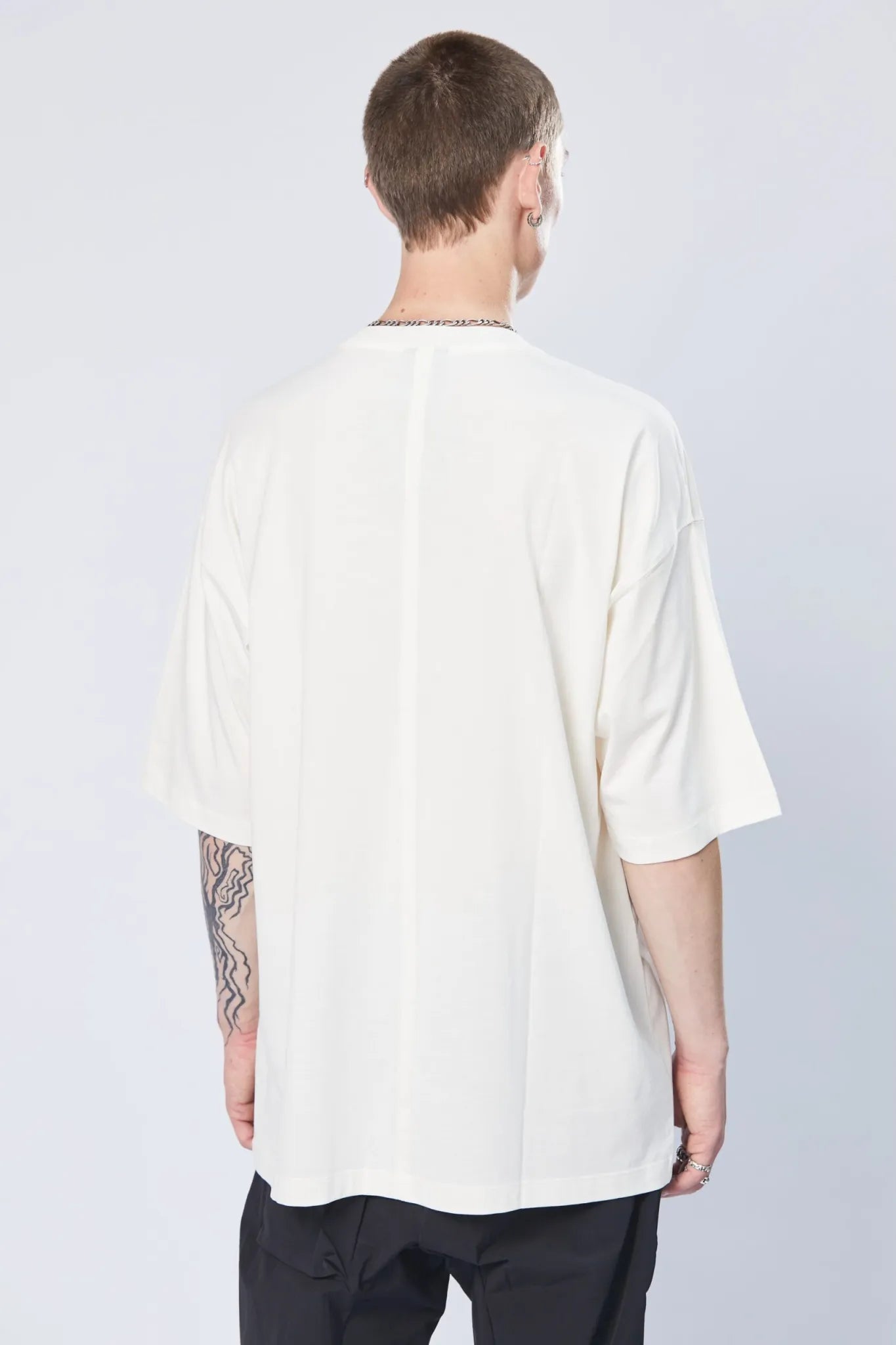 Oversized clasic tee - cream