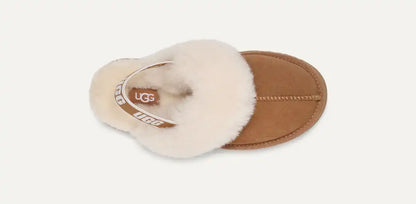 Funkette kids chestnut slipper