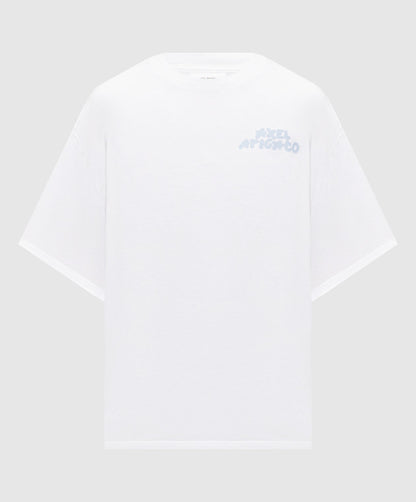 AXEL ARIGATO Soren white T-shirt with logo print