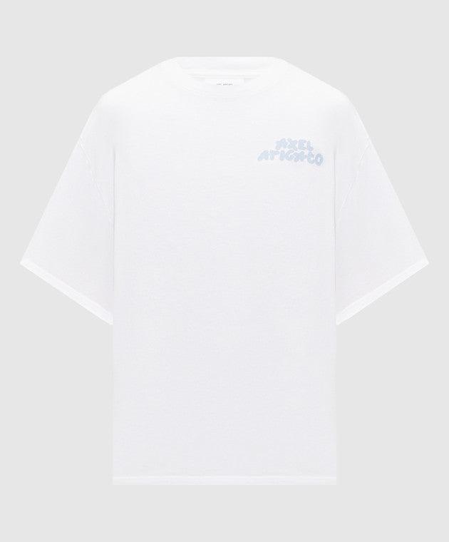 AXEL ARIGATO Soren white T-shirt with logo print