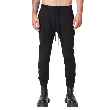 Black Regular Crotch Trousers