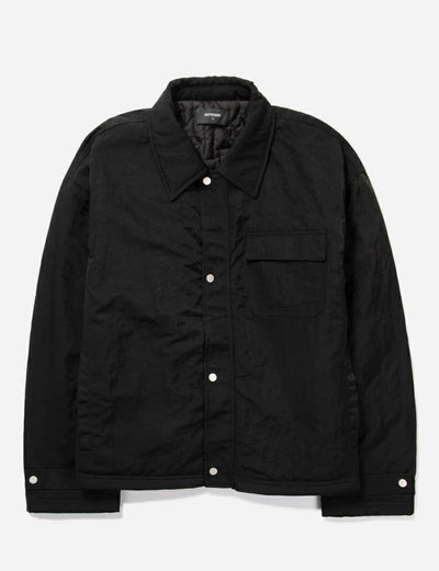 Heavy Nylon Smart Jacket - Jet Black