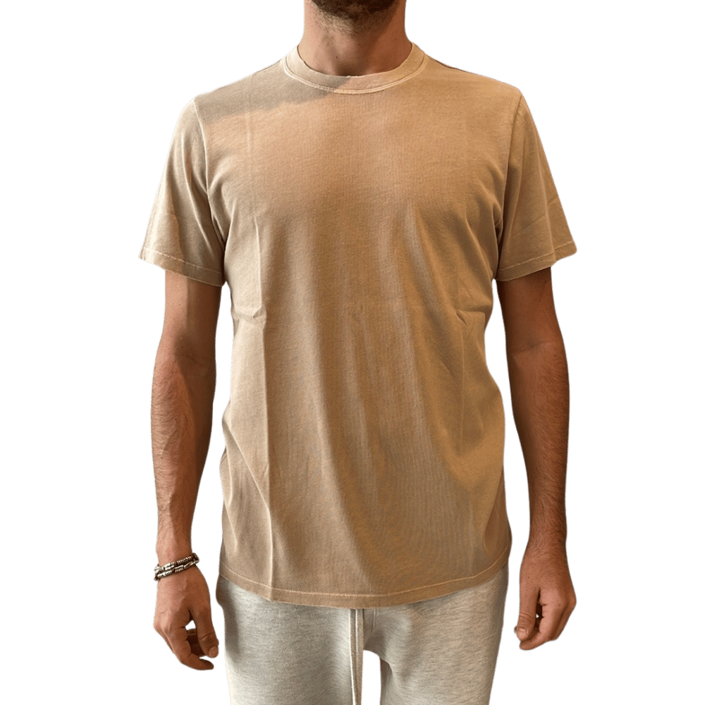 Crew Neck T Sand