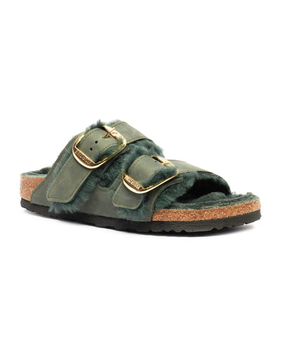 Arizona big buckle shearling - thyme