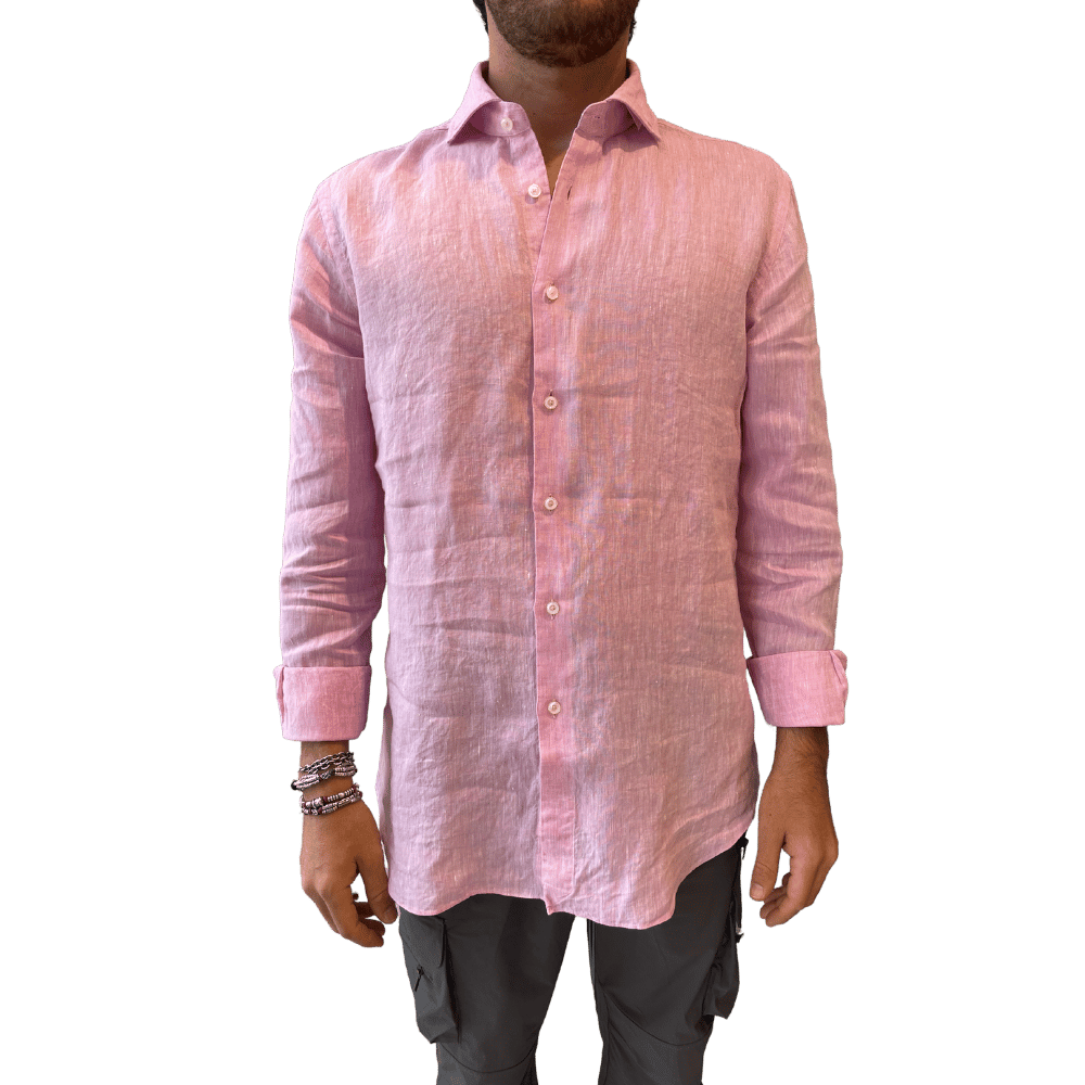 Tailor Buttoned Shirt Light Pink