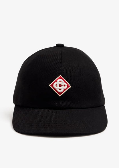 Black logo cap